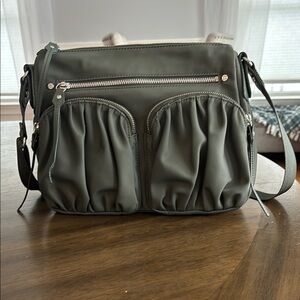 MZ Wallace army green bag